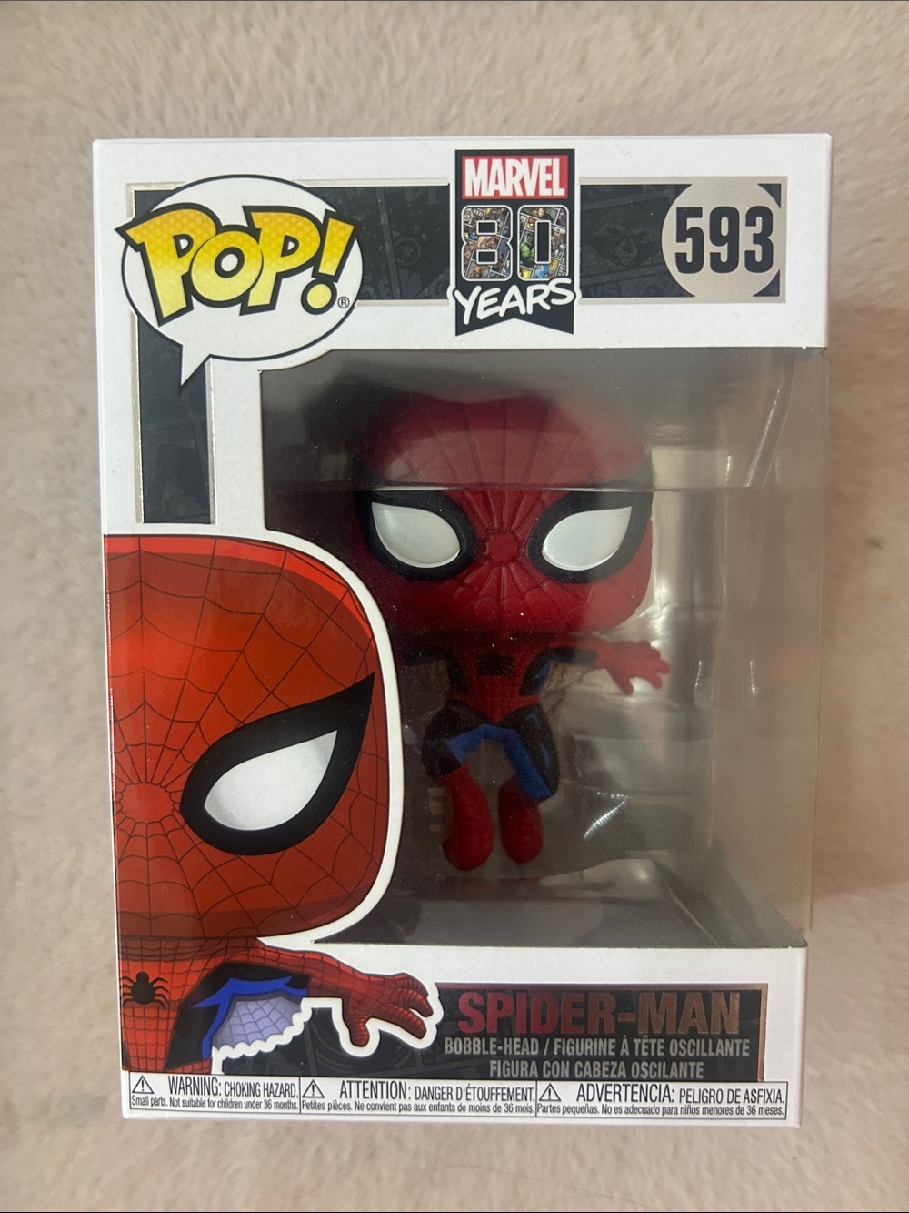 Funko Spider-Man Pop! Figure - Red and Blue